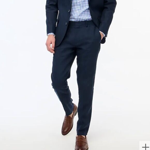 J. Crew Slim Thompson suit pant in linen - Picture 4 of 9
